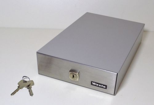 Vintage Westa Lock Box (Under Cabinet Mount, Metal Construction)