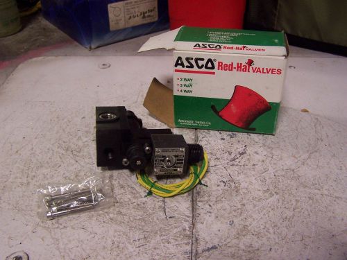 NEW ASCO EF8401A202M SOLENOID VALVE 120 VAC COIL 6.2 WATT 1/4&#034; PIPE