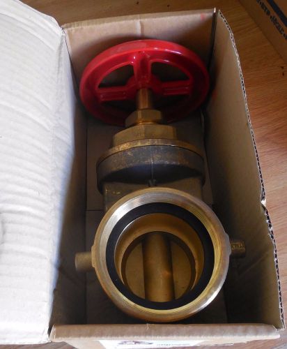 New in Box Giacomini A53G / A53GY001 Single Hydrant Gate Valve 2.5&#034; NST x 2.5&#034;