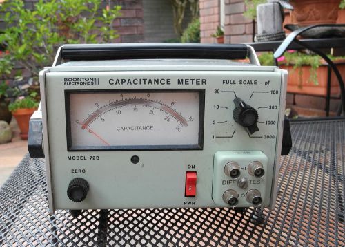 Boonton  Electronics Model 72B 1 - 3000 PF Capacitance Meter