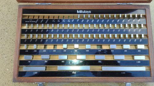 mitutoyo gauge block set