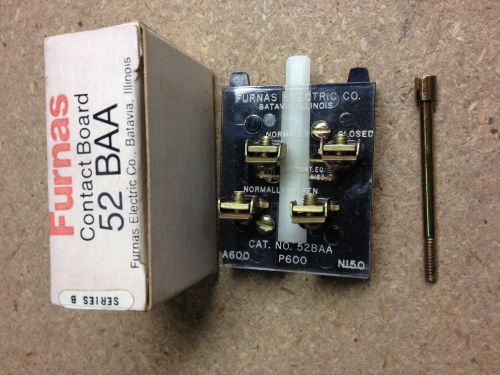 52BAA Furnas Contact Board NIB