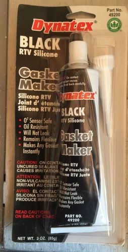 12 Dynatex BLACK RTV SILICONE Gasket maker USA