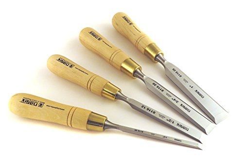 Narex czech steel premium 4 pc set true imperial 1/4&#034;, 1/2&#034;, 3/4&#034;, 1&#034; bench for sale