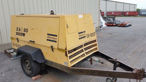 Atlas Copco XAS90 90CFM Towable Air Compressor/ John Deere Diesel (RUNS GREAT)