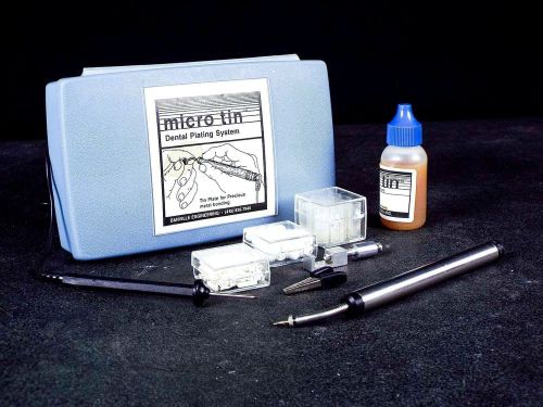 Danville microtin dental lab electroplating kit for resin bond enhancement for sale