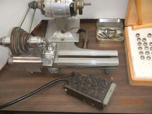 American Watch Tool Co / Boley Type Watchmaker&#039;s Jeweler&#039;s Lathe