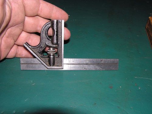 VINTAGE STARRETT no. 23  COMBINATION SQUARE,6&#034;