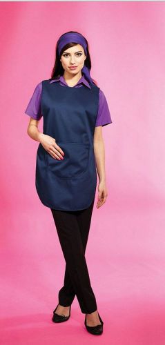 Premier Workwear Navy Tabard Pocket Apron Side Adjust Cleaning Catering Dentist