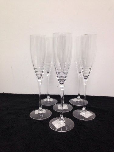 KATE SPADE LENOX SET  OF 6 - 8 Oz Cabernet Champagne Glass Flute Made In Germany