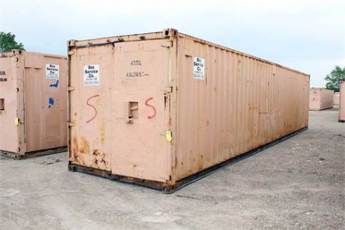 40&#039; steel shipping storage container unit 185 for sale