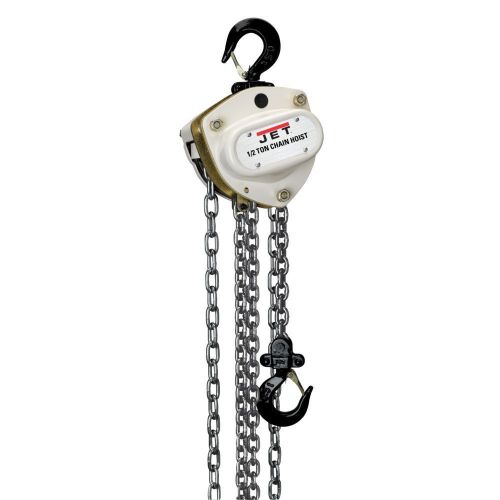 Jet 105215 l100-50-15 1/2-ton chain hoist 15-feet lift for sale