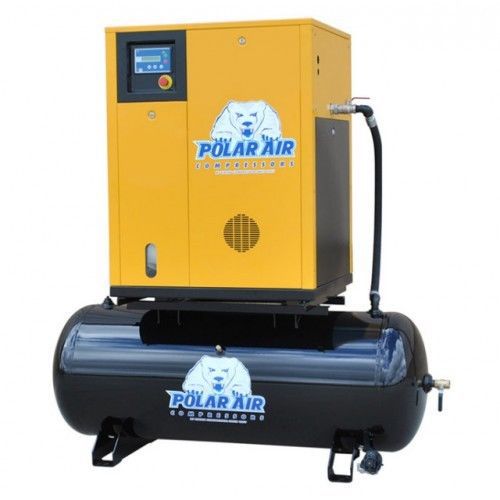 Brand New! Polar Air! 15HP 3 PH Rotary Screw W/ 120 Gallon Tank