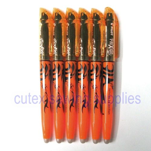 Pilot FriXion Light Erasable Highlighter, Orange  - 6 Pack