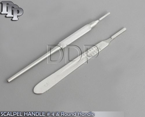 SCALPEL HANDLE # 4 &amp; Round Handle