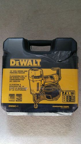 Dewalt DW66C-1 15° Coil Siding and Fencing Nailer New Sealed Box