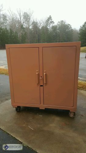 Knaack 139 60&#034; x 30&#034; x 57&#034; Jobmaster Cabinet with Casters 4-Door,          79548