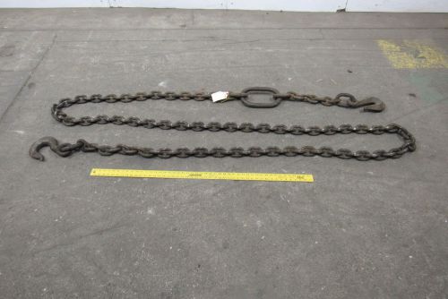 3/4&#034; Chain 21&#039; Overall Length Single Leg Adjustable Chain Sling 21&#039; WLL 23000