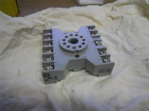 NOS SQUARE D 58367 11-pin Single Tier Relay Socket 8501 NR61