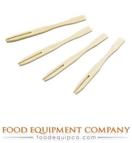 Tablecraft bamf35 fork pick 3-1/2&#034; bamboo  - case of 1200 for sale