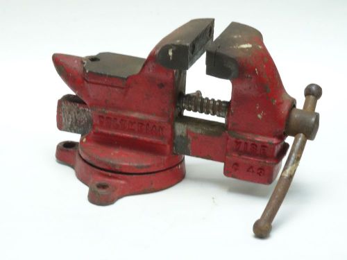 VINTAGE COLUMBIAN SWIVEL BASE VISE G43 w/ ANVIL