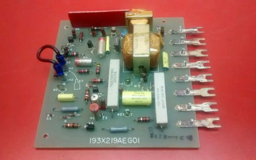 *NEW* GENERAL ELECTRIC 193X219AEG01 STATATROL DC SPINDLE DRIVE BOARD