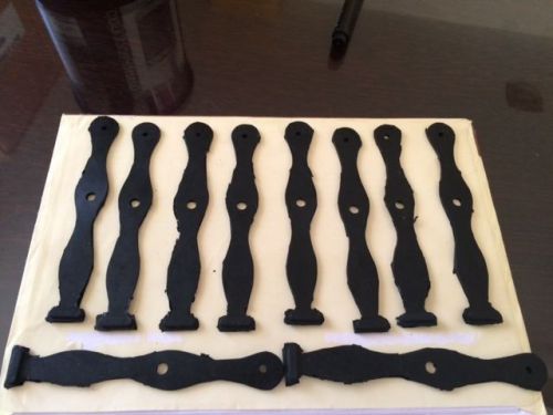 10 x RUBBER CABLE TIE 4 1/2&#034; LONG FOR TRIUMPH BSA NORTON AJS ENFIELD BLACK