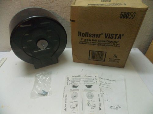 Rollsavr Vista 58050 Jumbo Bath Tissue Dispenser 9&#034; NIB.