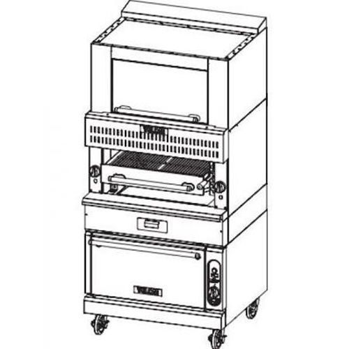 Vulcan VBB1SF V Series Heavy Duty Broiler 36&#034; Gas (3) 33,500 BTU radiant...