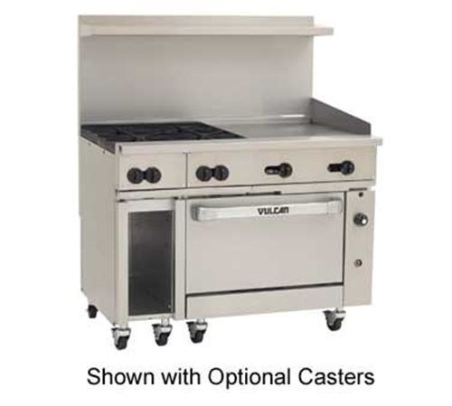 Vulcan 48C-4B24GT Endurance™ Restaurant Range gas 48&#034; (4) burners (1) 36&#034;...