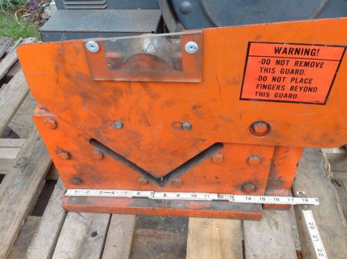 Ironworker angle shear attachment for sale