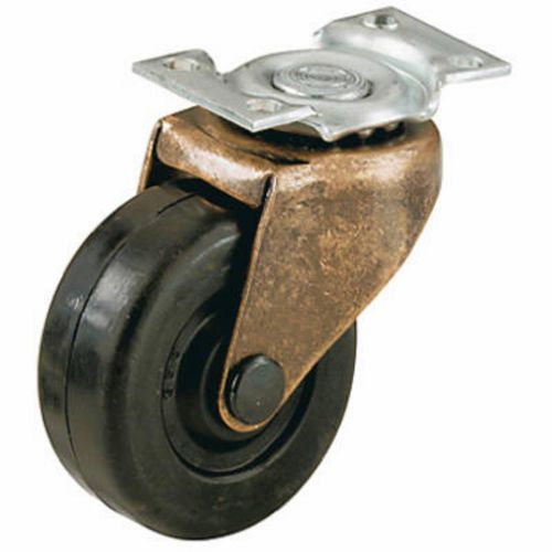 Shepherd 2pk  2&#034; Brass Swivel Plate Caster, 19341