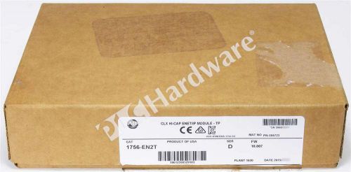 New Allen Bradley 1756-EN2T /D Pkg 2015 ControlLogix EtherNet F/W 10.007