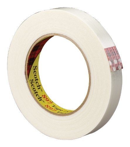 Scotch filament tape 897 clear, 48 mm x 55 m, conveniently packaged (pack of 2) for sale