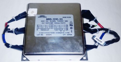 DENSEI LAMBDA MBS-1310-33 NOISE FILTER 10A 250V