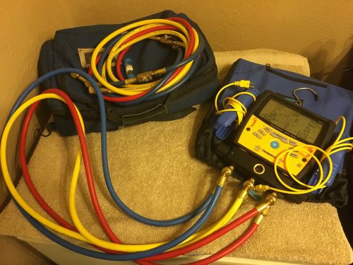 Fieldpiece SMAN360 - Digital Refrigerant Manifold &amp; Micron Gauge W/2 Sets Hoses