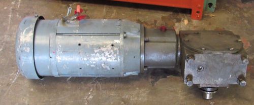 SRC 28F173W34 1-1/2HP 1750RPM/02-20-10722-21 MODEL 320 RATIO 0:1 GEAR REDUCER