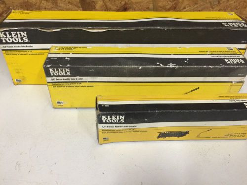 Set Of Klein Tool Swivel Handle Tube Benders