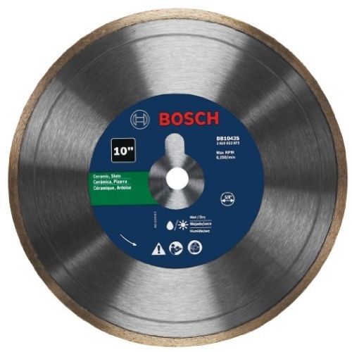 Bosch db1043s 10-inch continuous rim diamond blade for sale