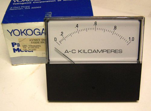 NIB Yokogawa Panel Meter (AC) 0 - 1.0 Range Cat# 251440LSVA ... ZM-79