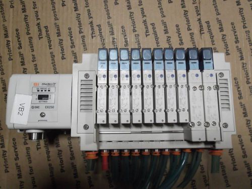 SMC EX250-SEN1 ETHERNET MANIFOLD WITH 8 SY3100-5U1and 2 SY5100-5U1Modules