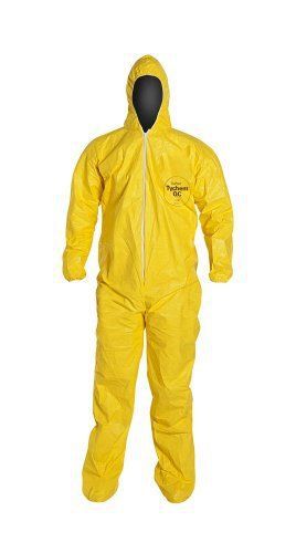 QC Coverall w/ Standard Hood, Elastic Wrists, Attached Socks, M