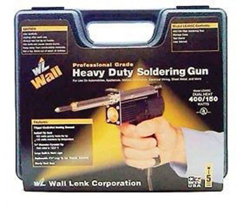 Wall lenk lg400c 400/150 watt heavy duty soldering gun with case for sale