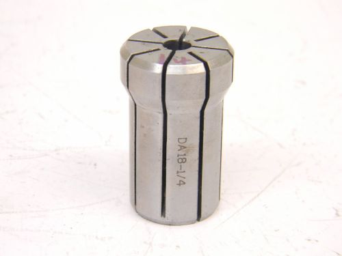 USED DA180 COLLET 1/4&#034; DOUBLE ANGLE COLLET .250&#034; DA 180