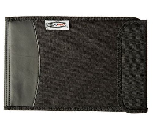 RoadPro Black Log Book Binder with Slide Rule LB-002BK