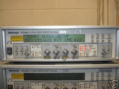 TEKTRONIX ST2400 SDH/SONET SET WITH OPTION