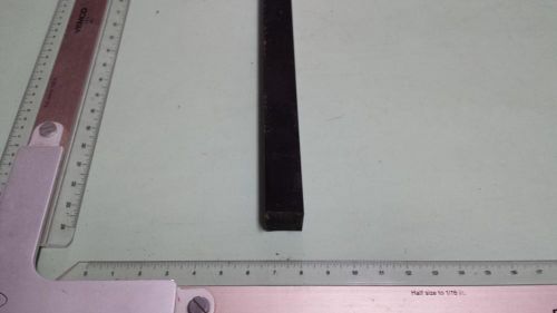 3/4&#034; x 3/4&#034; x 48&#034;  urethane / polyurethane 60 a black bar p/n 11376 for sale