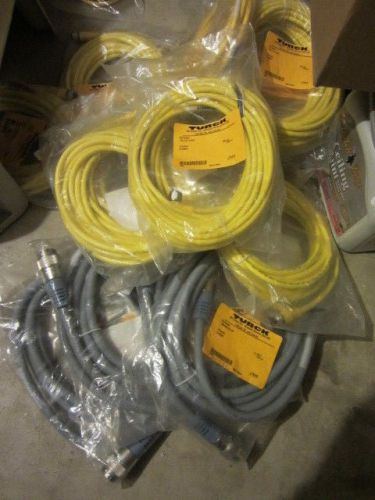 Turck Lot of Industrial Equipment Cables