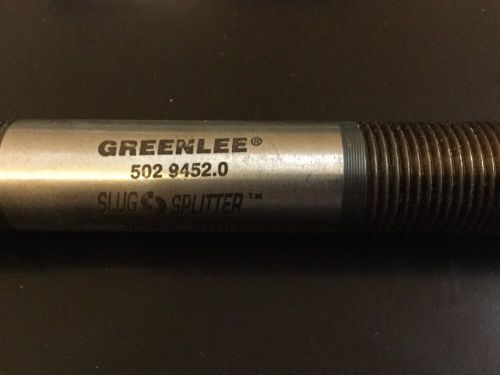 New Greenlee Slug Splitter drawstud. 3/4&#034;for large punch and dies, slugsplitter