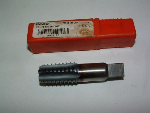 1/2-14 NPT HAND TAP HSS INTERUPTED THREAD 1/2&#034; DRIVE JARVIS  R127607C